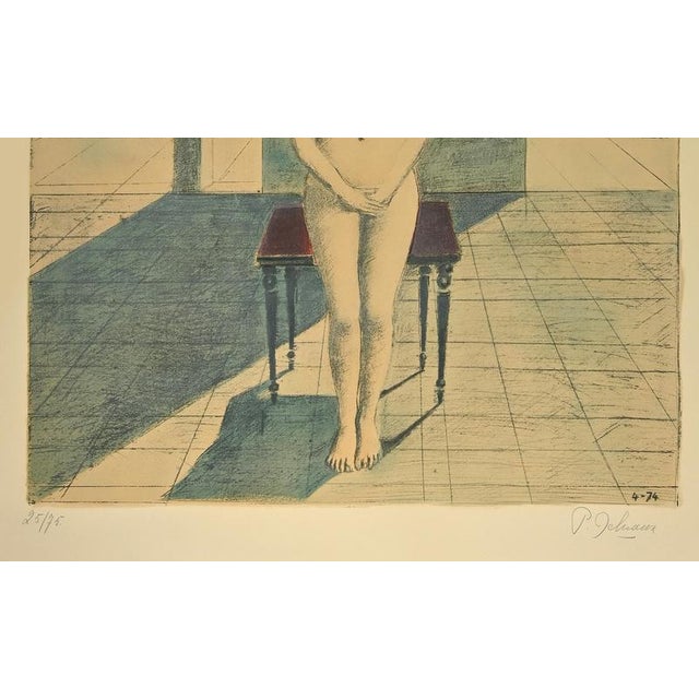 1970s Paul Delvaux, The Seer, 1974, Lithograph For Sale - Image 5 of 6