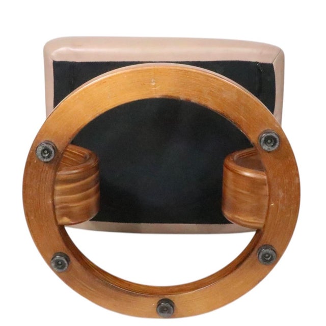 Vintage Ekornes Footstool Ottoman For Sale - Image 13 of 15