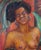 F. Cohen Warm-Toned Abstract Figurative Black Art Portrait of a Mother with Children, 20th Century For Sale - Image 10 of 12