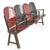 Silent witnesses to the theaters of yesteryear, these antique Indian theater seats in patinated metal embody the full...