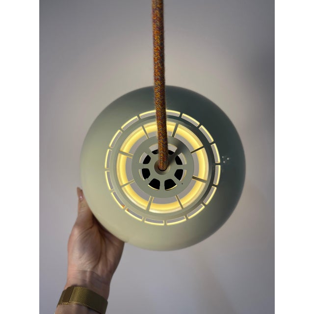 Minisol Cream Pendant Lamp by K. Kewo for Nordisk Solar For Sale - Image 6 of 11