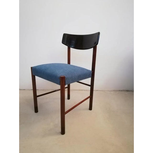 Mid-Century Danish Style Dining Chairs in Mahogany & Rosewood,1960, Set of 4 For Sale - Image 9 of 18