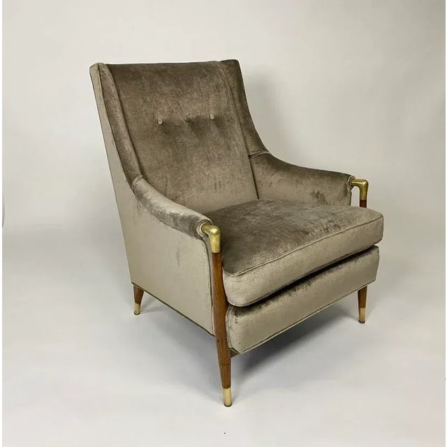 Jamestown Royal High Back Lounge Chair in the Manner of Gio Ponti For Sale - Image 9 of 10