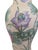 Antique Chinoiserie Porcelain Enamel Lotus Flower Vase Lamp For Sale - Image 15 of 18