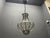 Wrought Iron Murano Glass Light Pendant 1950s For Sale - Image 8 of 10