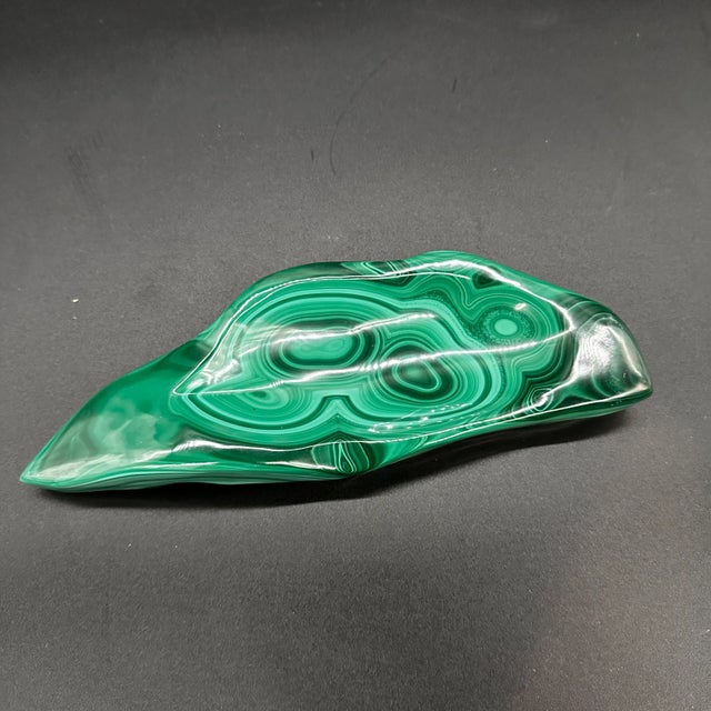 Vintage Italian Malachite Ashtray 1960s For Sale - Image 4 of 7