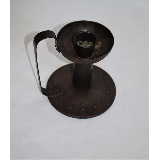 Art Nouveau Candlestick For Sale - Image 4 of 5