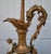 Gold Antique Gilded Metal Lamp Renaissance Style Ornate Ewer Designed Figural Details For Sale - Image 8 of 17