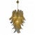 Golden Fern Lamp in Murano Glass, 1960s For Sale - Image 6 of 6