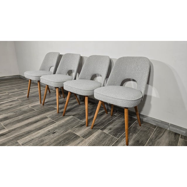 Dining Chairs by Oswald Haerdtl for Ton, 1950s, Set of 4 For Sale - Image 11 of 11