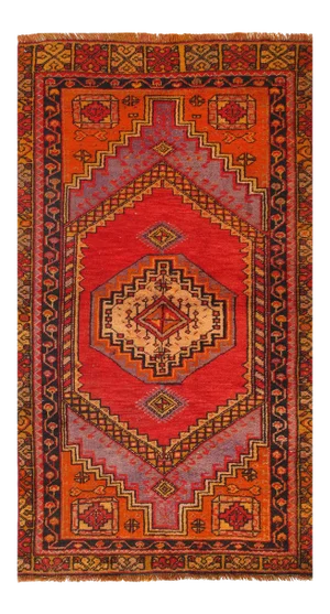 Rust Vintage Turkish Oushak 3'1'' X 5'7''