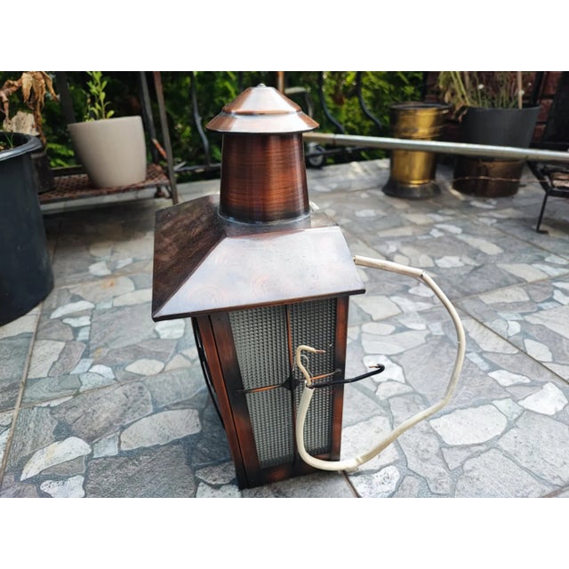 Vintage Wall Lamp in Copper, 1970s For Sale - Image 4 of 8