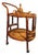 Mid-Century Bent Bamboo Bar Cart For Sale