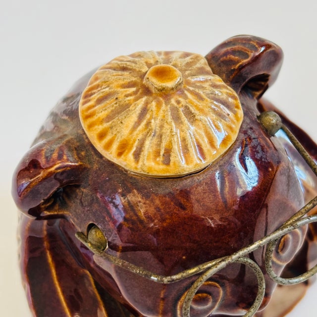 Mid Century Pottery Bear Ashtray For Sale - Image 9 of 10