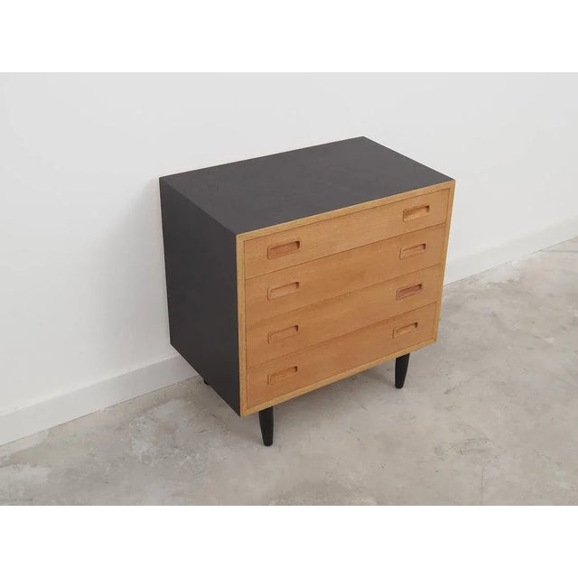Black Danish Ash Chest of Drawers by Hundevad & Co from Hundevad & Co., 1970s For Sale - Image 8 of 13
