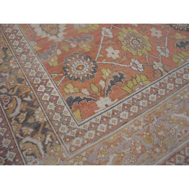 Rustic Antique Large Scale Rustic Color Persian Khorassan Gallery Size Rug 8 x 15'8" For Sale - Image 3 of 6