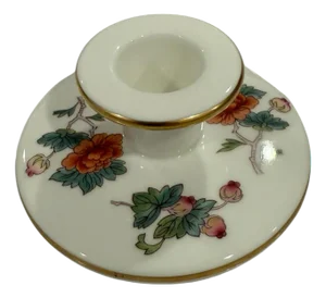Late 20th Century Wedgwood Kutani Crane Candle Holder