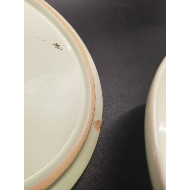 1970s Vintage Handpainted Trinket Numbered Candy Dish, Italy For Sale - Image 5 of 8