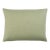 Schumacher Jumi Stonewashed Linen 18" Lumbar Pillow In Sage For Sale