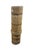 Antique Tibetan butter churn (butter barrel / milk bucket) made from wood and bound with willow or wooden bands....
