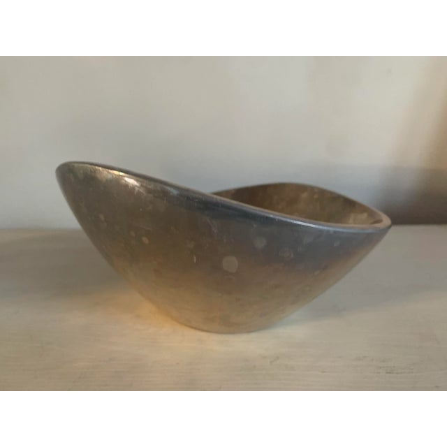 Metal 1960s Mid-Century Modern Cast Metal Nambe Bowls by Richard K Thomas - Set of 2 For Sale - Image 7 of 13
