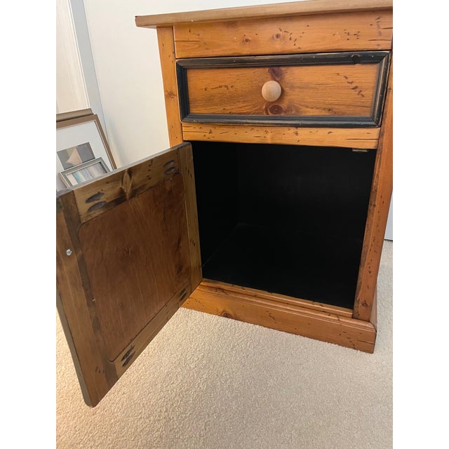 Woodland Furniture 1990s Woodland Furniture Nightstand For Sale - Image 4 of 8