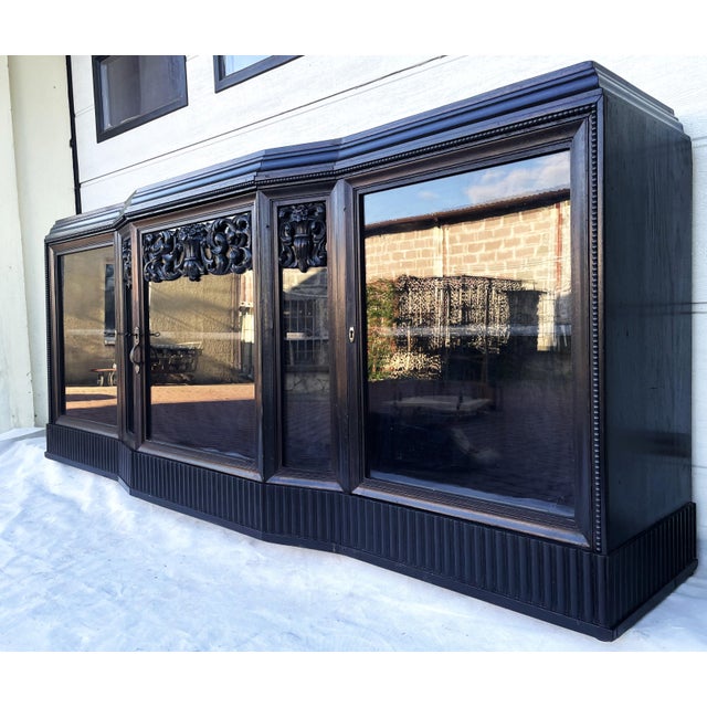 19th Century European Historicism Neo-Renaissance Display Cabinet, 1880s For Sale - Image 9 of 18