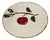 Vintage Blue Ridge Southern Potteries Hand-Painted "Crab Apple" Bread & Butter Plate - Brown Rim Variant For Sale