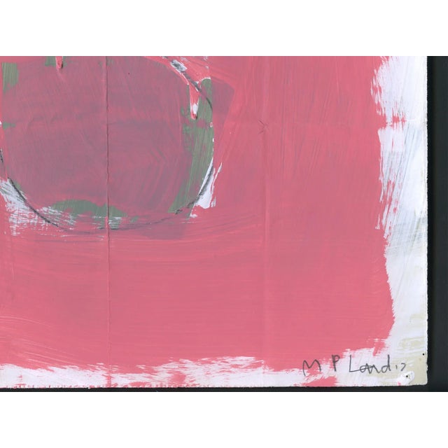 1990s "Wd369" Abstract Work on Paper by M. P. Landis - Warehouse Drawing Series For Sale - Image 5 of 9