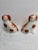 English Antique 1870's Red & White Staffordshire Dogs - a Pair For Sale - Image 3 of 5