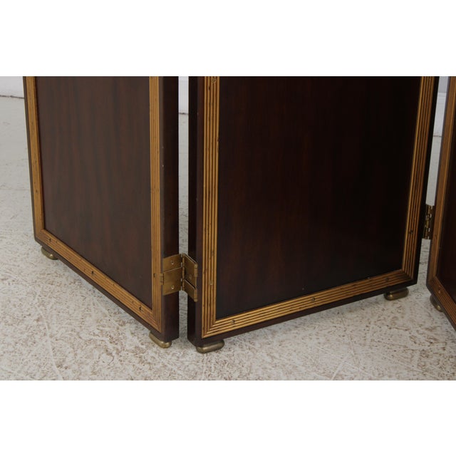 1990s Theodore Alexander Regency Style Mirrored Room Screen For Sale - Image 5 of 12