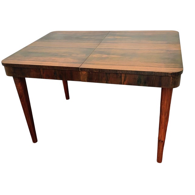 Czechoslovakian Extendable Dining Table by Jindřich Halabala for Up Závody, 1950s For Sale - Image 18 of 18