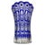 Large Bohemian Vibrant Cobalt Vase in Crystal Cut-to-Clear, 1930 For Sale - Image 6 of 9