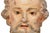 19th Century Italian Polychromed Terracotta Bust of a Saint For Sale - Image 9 of 17