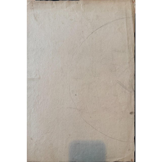 Berberich Carl H., Male Back Nude Standing, Nude, 1920s, Pencil For Sale - Image 7 of 10