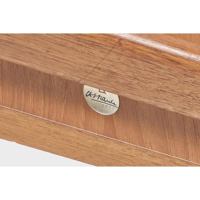 Brown Vintage Danish Side Table by Grete Jalk for France + Son, 1960 For Sale - Image 8 of 13