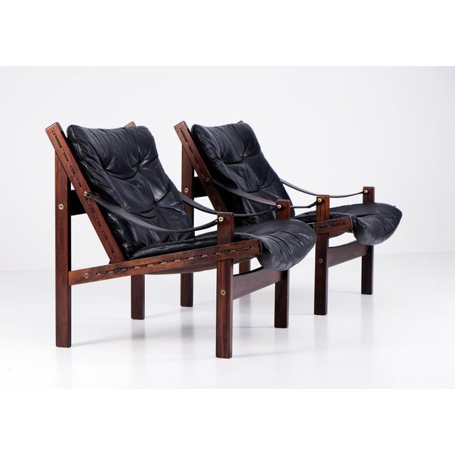 Hunter Easy Chair attributed to Torbjørn Afdal, 1960s For Sale - Image 3 of 14