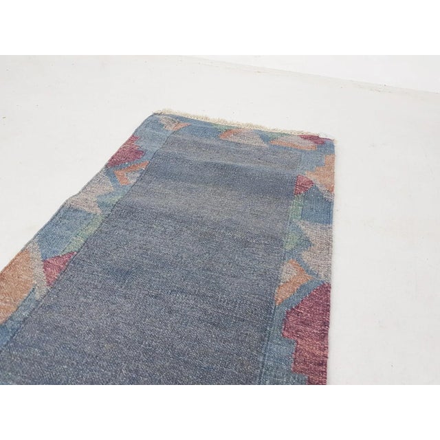 Vintage Wool Rug, India For Sale - Image 4 of 5