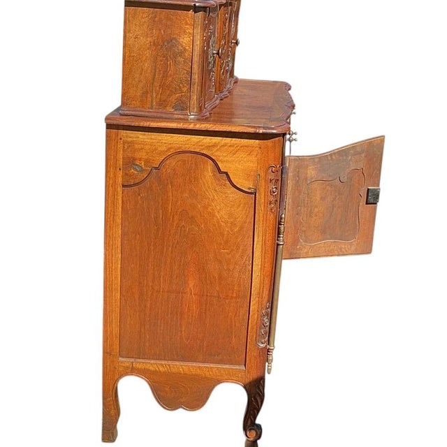 1900 - 1909 1900-1909 Beautiful French Carved Buffet/ Sideboard For Sale - Image 5 of 9