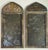 An extraordinary and rare pair of 19th century arched mirrors, retaining their original hand-painted crest panels and...