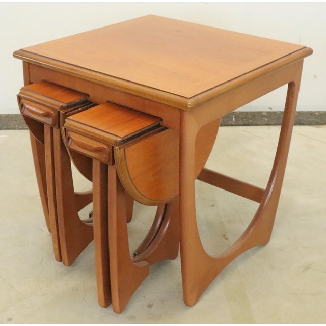 Folding Tables from G-Plan, 1970s, Set of 3 For Sale - Image 3 of 14