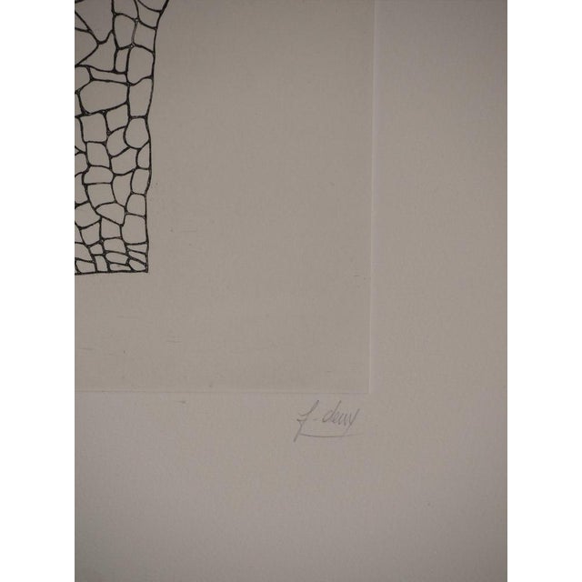 Modern Fred Deux, Cassocks of Desires, Original Signed Engraving For Sale - Image 3 of 6