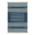 Rug & Kilim's Contemporary Dhurrie Rug with White and Blue Stripes - 12x15 For Sale