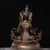 Large Vintage Gilt Bronze Green Tara Statue / Tibetan Buddhist Figure For Sale In Los Angeles - Image 6 of 9