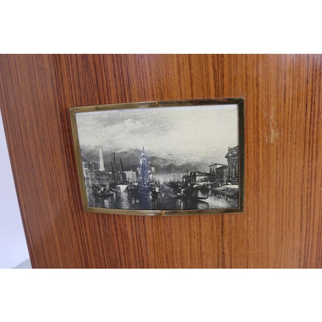 Italian Bar Cabinet and Stools, 1950s, Set of 4 For Sale - Image 15 of 18