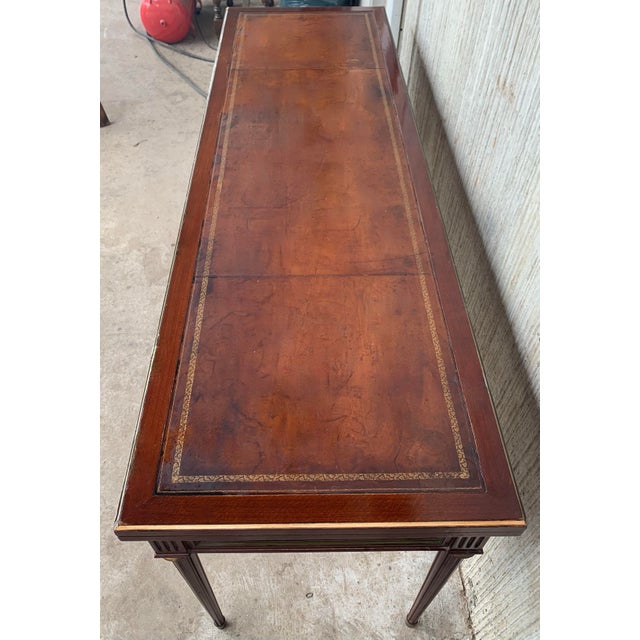 Mid 19th Century Louis XVI Style Mahogany Convertible Console For Sale - Image 5 of 11