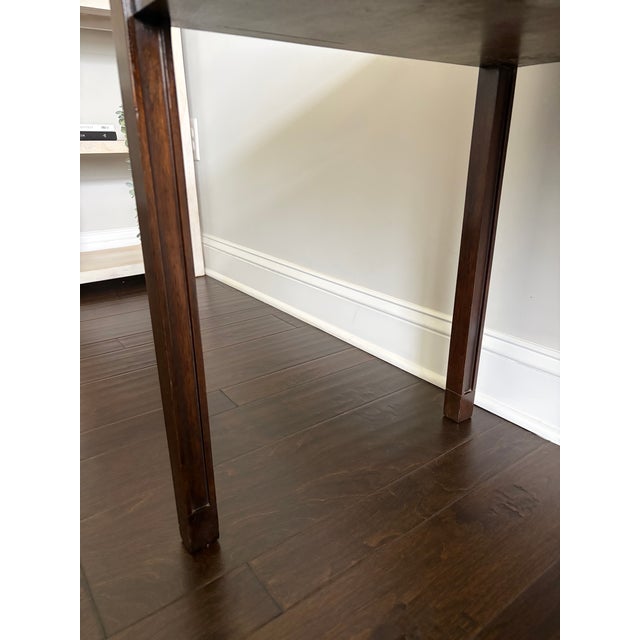 Edward Wormley for Dunbar Mid-Century Walnut Console Table With Drawer For Sale - Image 12 of 12