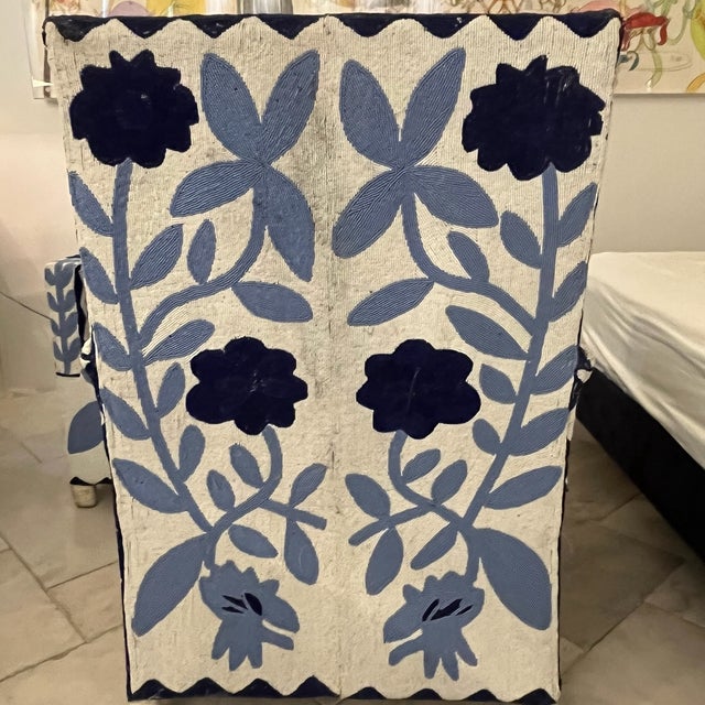 Glass Hand Beaded Chairs - Set of 2 For Sale - Image 7 of 10