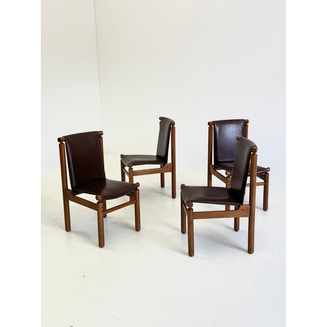 Dining Chairs by Tapiovaara for La Permanente Cantù, 1970s, Set of 4 For Sale - Image 13 of 16