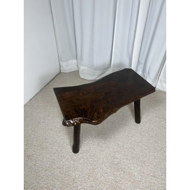 Rustic Wabi-Sabi Coffee Table in Wood, 1970s For Sale - Image 18 of 18